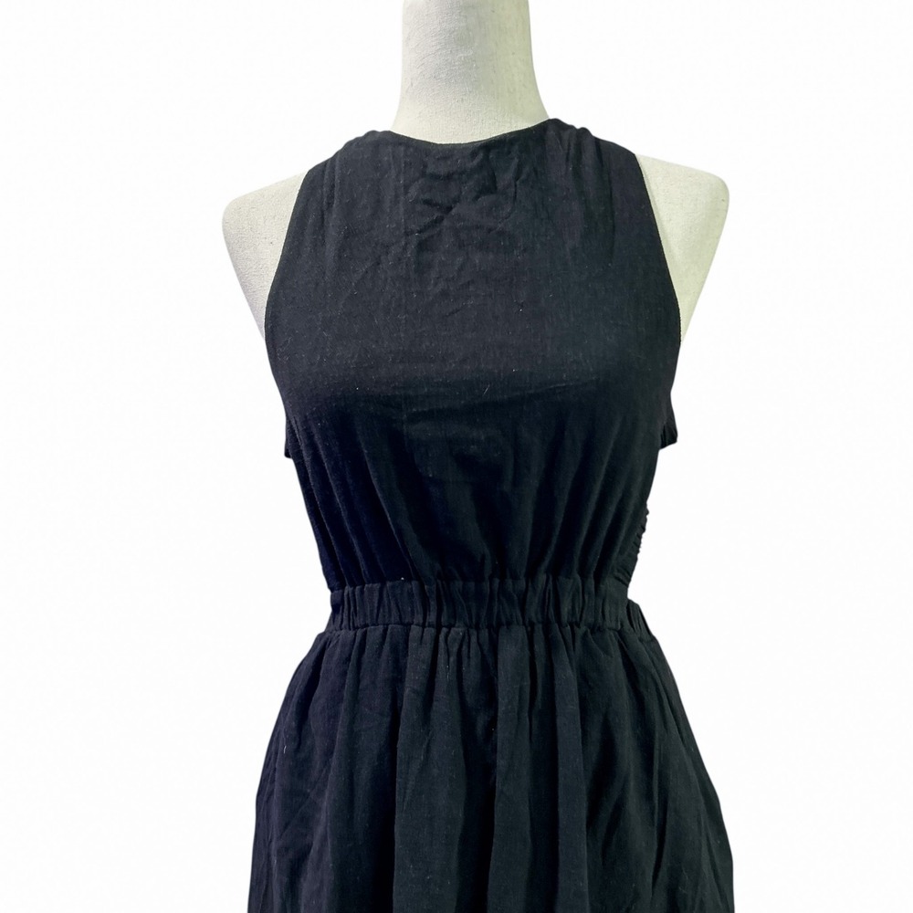 Vici Dress NWT Medium‎ Open Back Black Maxi A-Line Boho Chic Party Vacation - Picture 4 of 11
